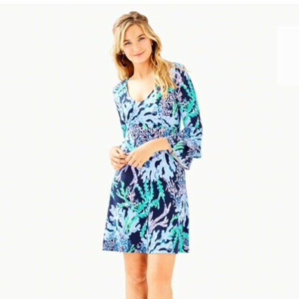 NWT Lilly Pulitzer Deep Indigo Swish And Sway